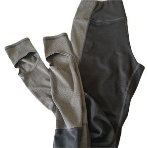 MTA Gray Workout Leggings Size XL (14/16)